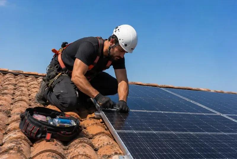 Maintenance et monitoring de panneaux solaires à Cotignac